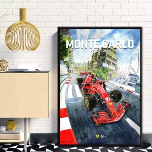 affiche vintage ferrari