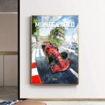 affiche vintage ferrari
