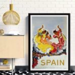 affiche vintage flamenco