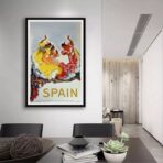 affiche vintage flamenco