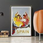 affiche vintage flamenco