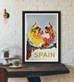 affiche vintage flamenco