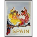 affiche vintage flamenco
