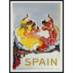 affiche vintage flamenco