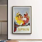 affiche vintage flamenco