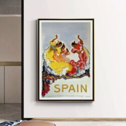 affiche vintage flamenco