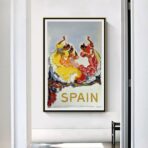 affiche vintage flamenco