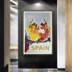 affiche vintage flamenco