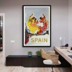 affiche vintage flamenco