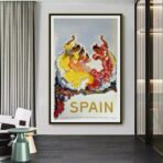 affiche vintage flamenco