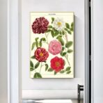 affiche vintage fleur