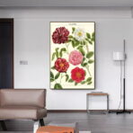 affiche vintage fleur