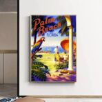 affiche vintage floride