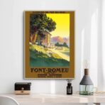 affiche vintage font remeu