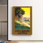 affiche vintage font remeu