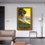 affiche vintage font remeu