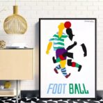 affiche vintage foot