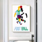 affiche vintage foot