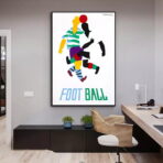 affiche vintage foot
