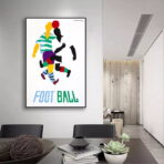 affiche vintage foot