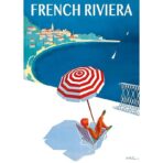 affiche vintage french riviera