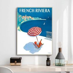 affiche vintage french riviera