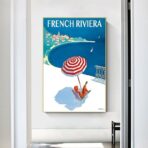 affiche vintage french riviera