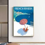 affiche vintage french riviera