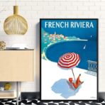 affiche vintage french riviera