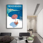 affiche vintage french riviera