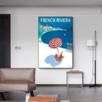 affiche vintage french riviera