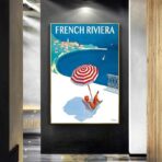affiche vintage french riviera