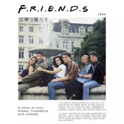 affiche vintage friends