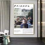 affiche vintage friends