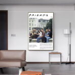 affiche vintage friends