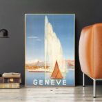 affiche vintage geneve