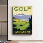 affiche vintage golf