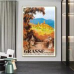 affiche vintage grasse