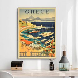 affiche vintage Grèce