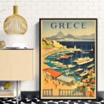 affiche vintage Grèce