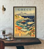 affiche vintage Grèce