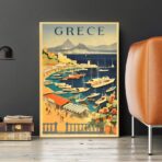 affiche vintage Grèce
