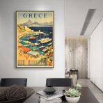 affiche vintage Grèce