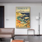 affiche vintage Grèce