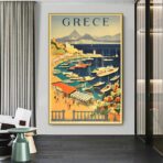 affiche vintage Grèce