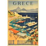 affiche vintage Grèce