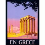 Affiche Vintage <br> Grèce