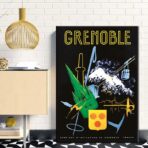 affiche vintage grenoble
