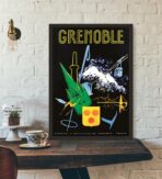 affiche vintage grenoble