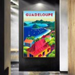 affiche vintage guadeloupe